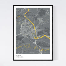 Load image into Gallery viewer, Perth City Map Print