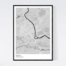 Load image into Gallery viewer, Perth City Map Print