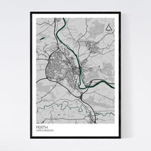 Load image into Gallery viewer, Perth City Map Print