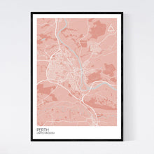 Load image into Gallery viewer, Perth City Map Print