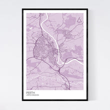 Load image into Gallery viewer, Perth City Map Print