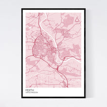 Load image into Gallery viewer, Perth City Map Print