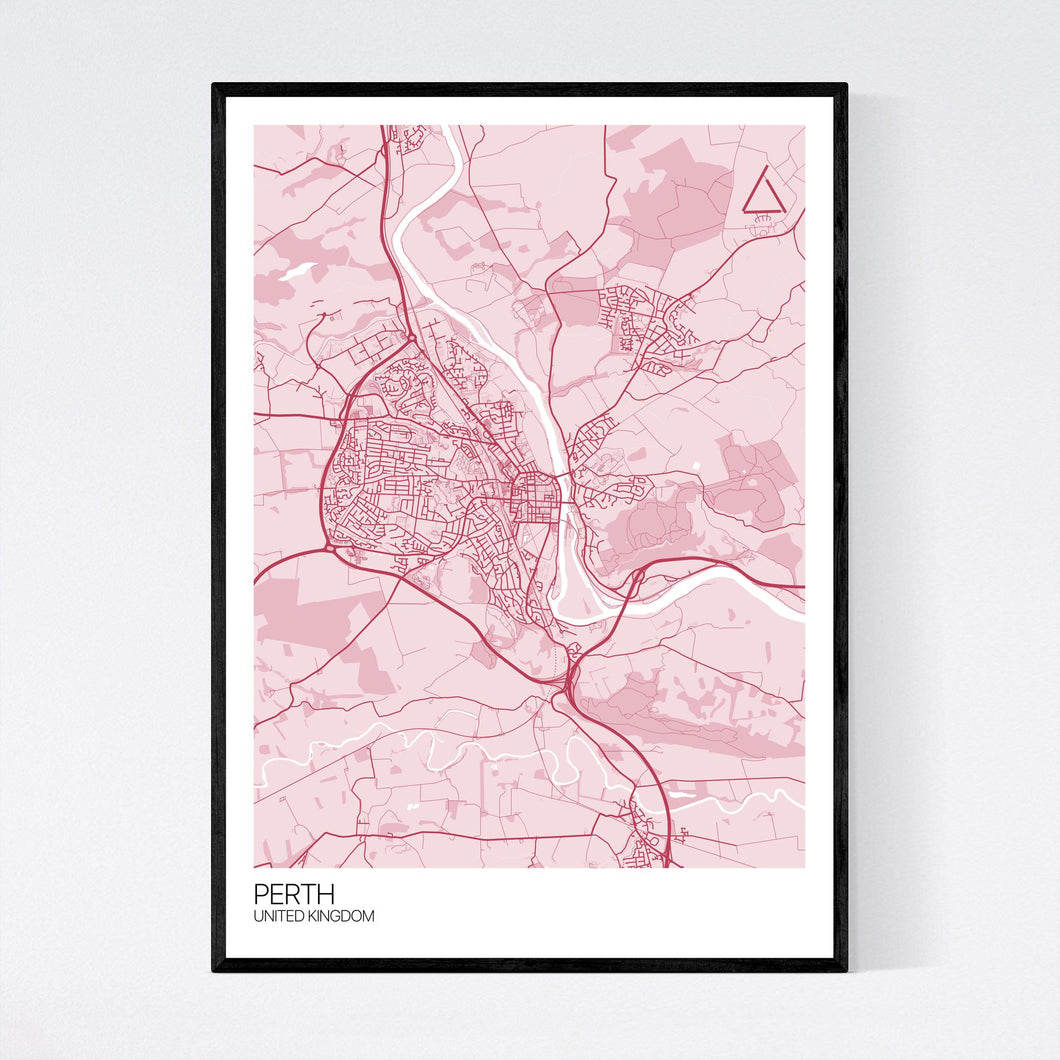 Perth City Map Print