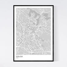 Load image into Gallery viewer, Perugia City Map Print