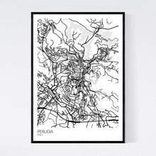 Load image into Gallery viewer, Perugia City Map Print