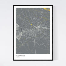 Load image into Gallery viewer, Peshawar City Map Print