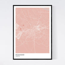 Load image into Gallery viewer, Peshawar City Map Print