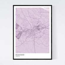 Load image into Gallery viewer, Peshawar City Map Print