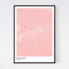 Load image into Gallery viewer, Peshawar City Map Print
