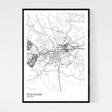 Load image into Gallery viewer, Peshawar City Map Print