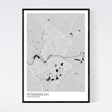 Load image into Gallery viewer, Peterborough City Map Print