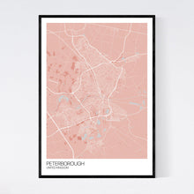 Load image into Gallery viewer, Peterborough City Map Print
