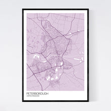 Load image into Gallery viewer, Peterborough City Map Print