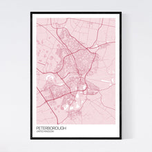 Load image into Gallery viewer, Peterborough City Map Print