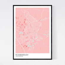 Load image into Gallery viewer, Peterborough City Map Print