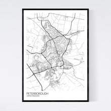 Load image into Gallery viewer, Peterborough City Map Print