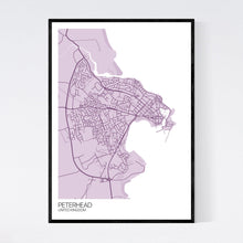 Load image into Gallery viewer, Peterhead City Map Print