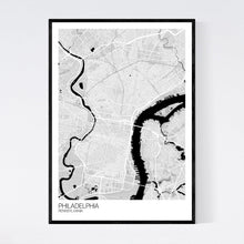 Load image into Gallery viewer, Philadelphia City Map Print
