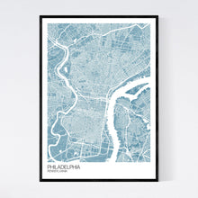 Load image into Gallery viewer, Philadelphia City Map Print