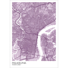 Load image into Gallery viewer, Map of Philadelphia, Pennsylvania