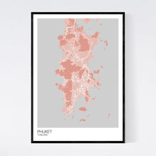 Load image into Gallery viewer, Phuket Region Map Print