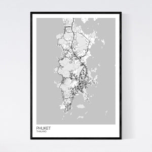 Phuket Region Map Print