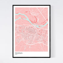 Load image into Gallery viewer, Piacenza City Map Print