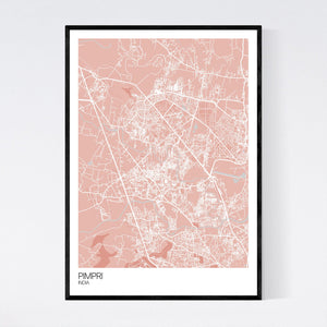 Pimpri City Map Print