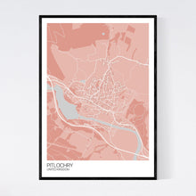 Load image into Gallery viewer, Pitlochry Town Map Print