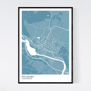 Map of Pitlochry, United Kingdom