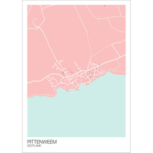 Map of Pittenweem, Scotland
