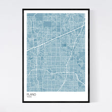 Load image into Gallery viewer, Plano City Map Print
