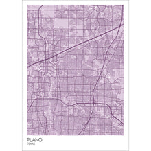 Load image into Gallery viewer, Map of Plano, Texas