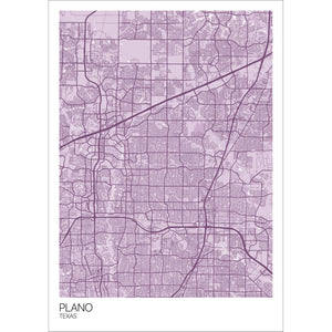 Map of Plano, Texas