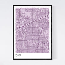 Load image into Gallery viewer, Map of Plano, Texas
