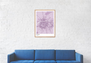 Map of Plovdiv, Bulgaria