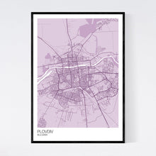 Load image into Gallery viewer, Map of Plovdiv, Bulgaria