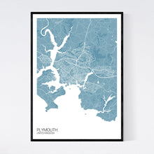 Load image into Gallery viewer, Plymouth City Map Print