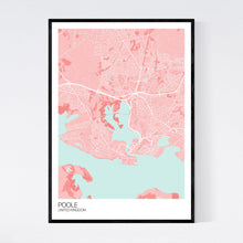 Load image into Gallery viewer, Poole City Map Print
