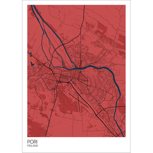 Map of Pori, Finland