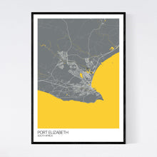 Load image into Gallery viewer, Port Elizabeth City Map Print