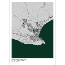 Load image into Gallery viewer, Map of Port Elizabeth, South Africa