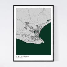 Load image into Gallery viewer, Map of Port Elizabeth, South Africa