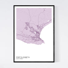 Load image into Gallery viewer, Port Elizabeth City Map Print