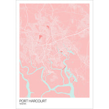 Load image into Gallery viewer, Map of Port Harcourt, Nigeria