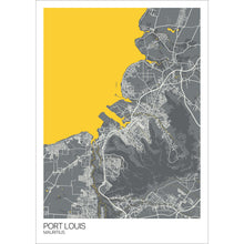 Load image into Gallery viewer, Map of Port Louis, Mauritius