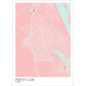 Map of Port St. Lucie, Florida