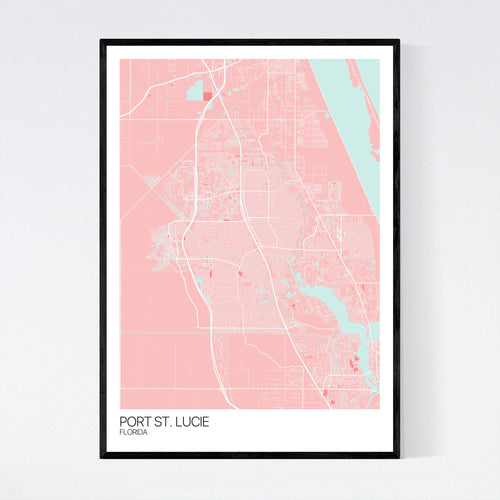 Map of Port St. Lucie, Florida