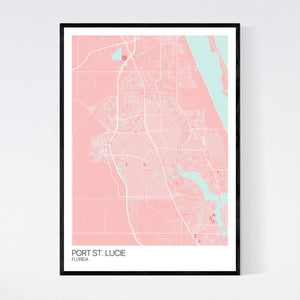 Map of Port St. Lucie, Florida