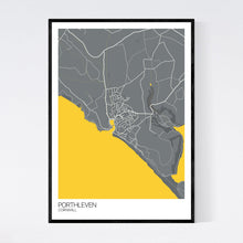 Load image into Gallery viewer, Porthleven Town Map Print